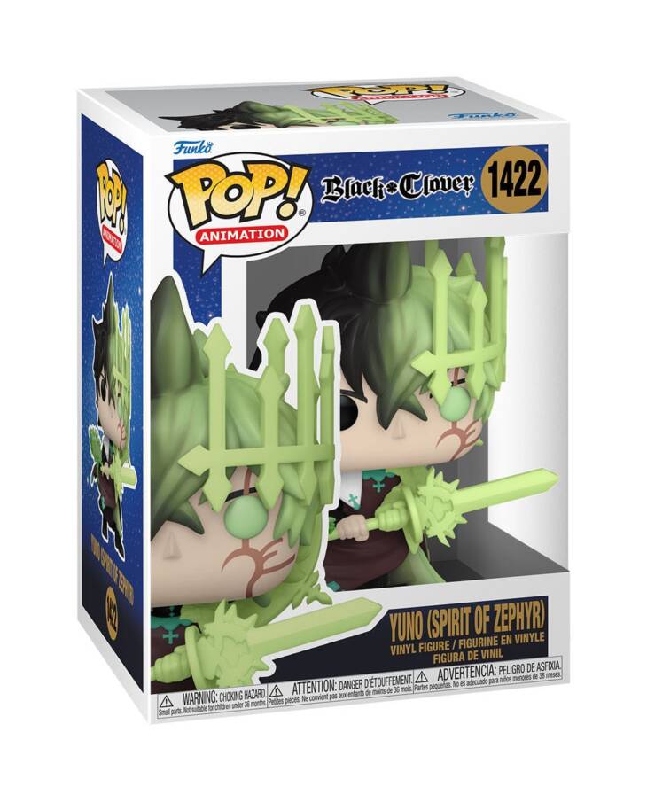 🌟 Black Clover POP! Animation Vinyl Figur Yuno (Zephyr) 9 cm – Die Windkraft für deine Sammlung! 🌟 – Bild 2